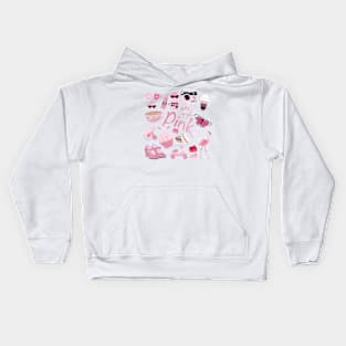 Cute Pink Stuff Kids Hoodie